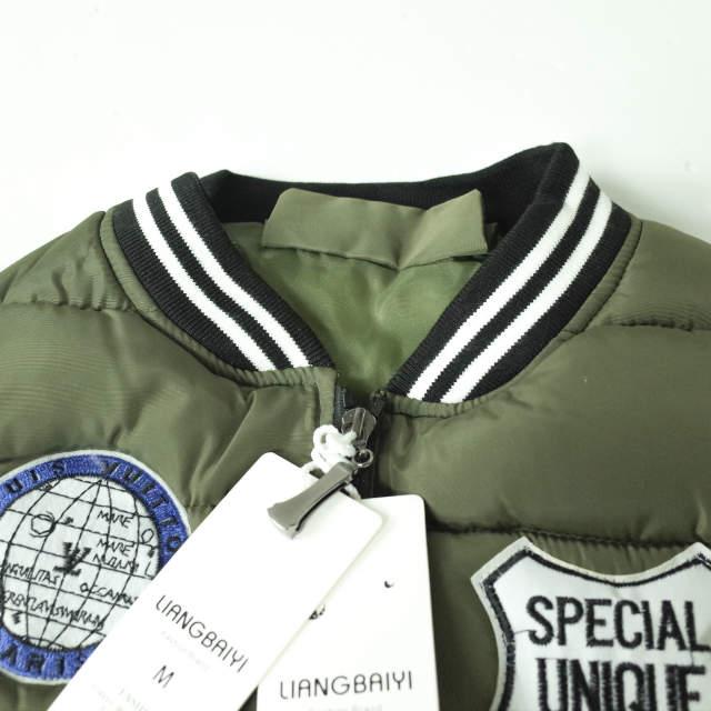 新品 no brand ノーブランド ワッペン付き ダウンベスト M OLIVE ライン 中綿 アウター h063 |  | 03