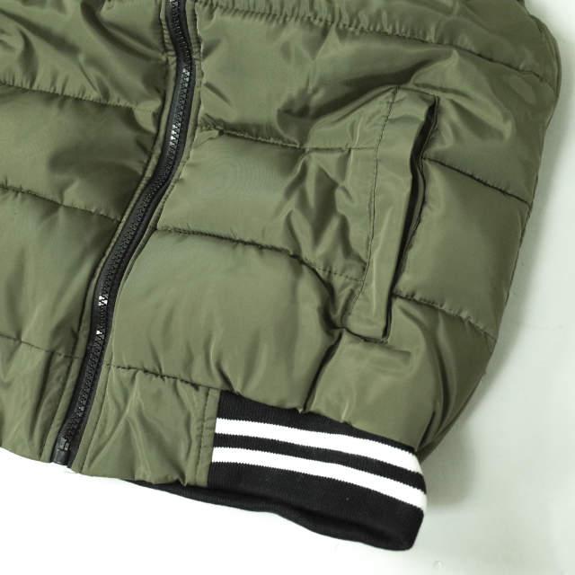 新品 no brand ノーブランド ワッペン付き ダウンベスト M OLIVE ライン 中綿 アウター h063 |  | 05