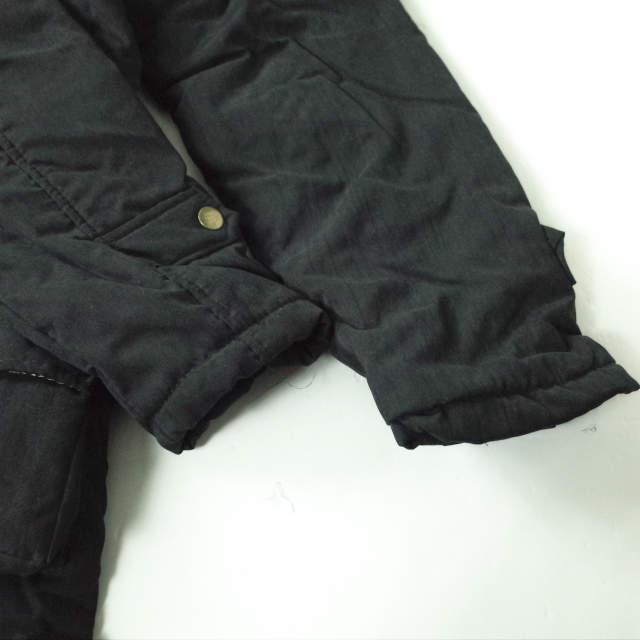 新品 no brand ノーブランド ファー付き フーデッドコート M ブラック 裏ボア アウター h067 |  | 05
