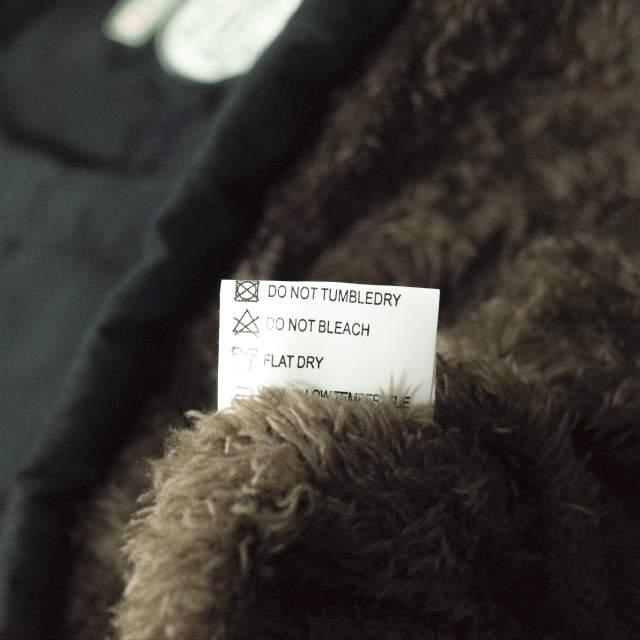 新品 no brand ノーブランド ファー付き フーデッドコート M ブラック 裏ボア アウター h067 |  | 08
