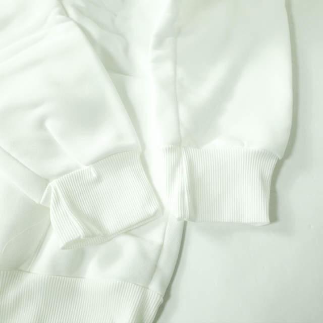 新品 no brand ノーブランド 裏起毛 スウェットプルオーバーパーカー L ホワイト トップス h076 |  | 04