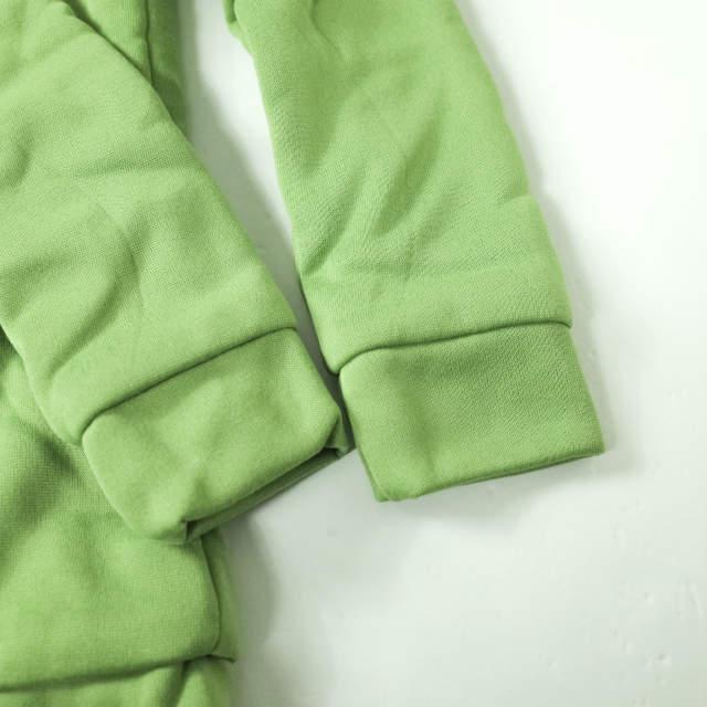 新品 no brand ノーブランド 裏ボア スウェットジップアップパーカー M グリーン トップス h079 |  | 05