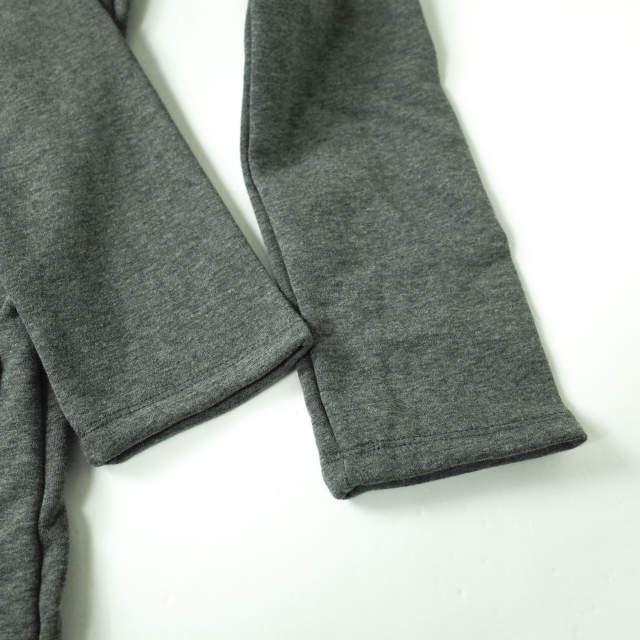 新品 no brand ノーブランド パーカーマキシワンピース M グレー スウェット 裏フリース トップス h088 |  | 05