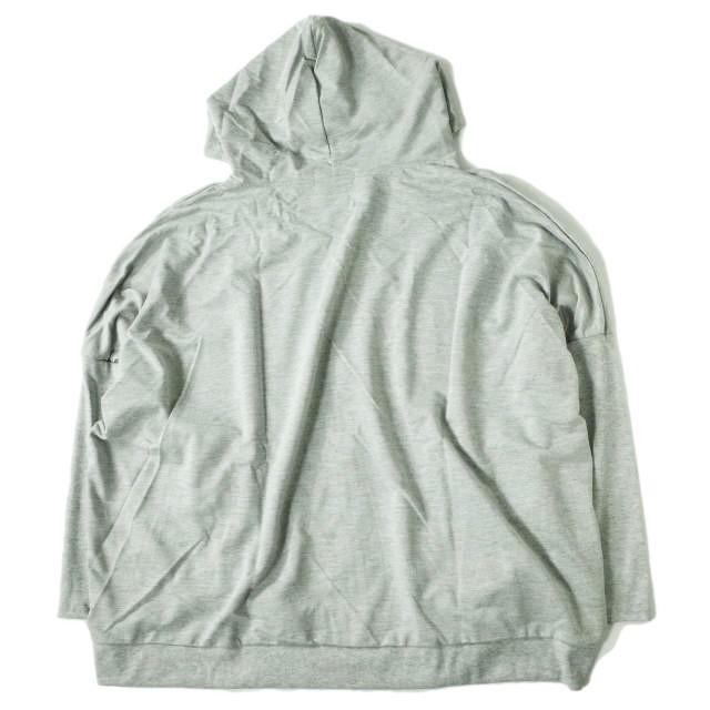 新品 no brand ノーブランド オーバーサイズ スウェットジップアップパーカー XL グレー トップス h089 |  | 01