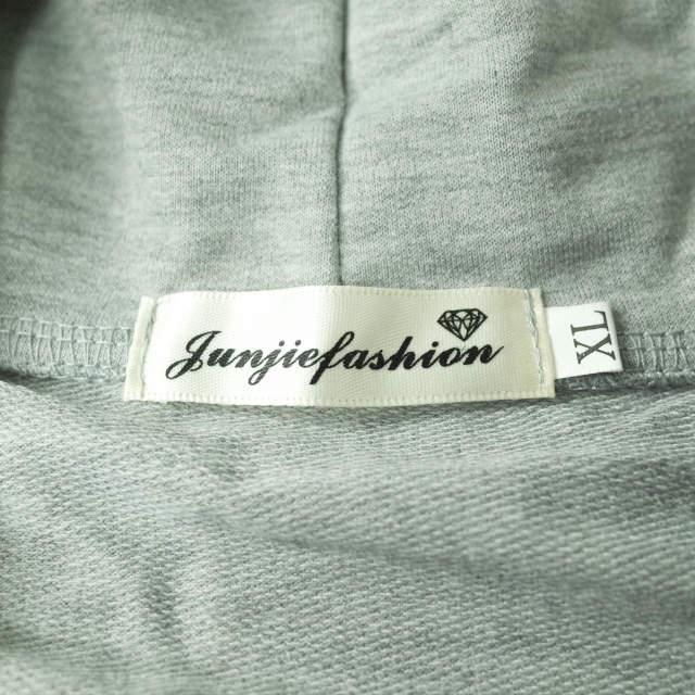 新品 no brand ノーブランド オーバーサイズ スウェットジップアップパーカー XL グレー トップス h089 |  | 05