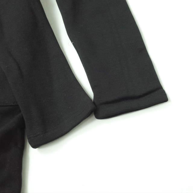 新品 no brand ノーブランド パーカーマキシワンピース M ブラック スウェット 裏フリース ロング トップス h096 |  | 05