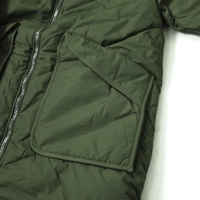 新品 no brand ノーブランド ファー付きフーデッドダウンコート M OLIVE 中綿 MA-1 アウター h103 |  | 04