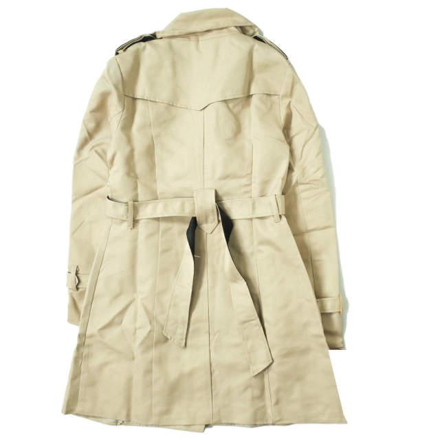 新品 no brand ノーブランド ツイル トレンチコート M ベージュ アウター h108 |  | 03
