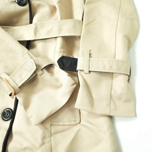 新品 no brand ノーブランド ツイル トレンチコート M ベージュ アウター h108 |  | 06