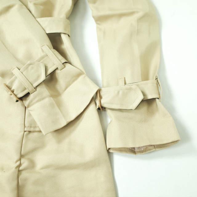 新品 no brand ノーブランド ツイル トレンチコート L ベージュ アウター h110 |  | 04