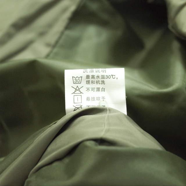 新品 no brand ノーブランド ボア付き フーデッドミリタリーダウンコート L OLIVE 中綿 ZIP アウター h124 |  | 07