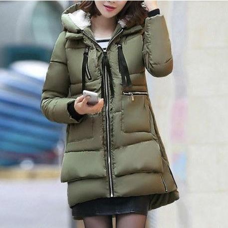 新品 no brand ノーブランド ボア付き フーデッドミリタリーダウンコート L OLIVE 中綿 ZIP アウター h124 |  | 09