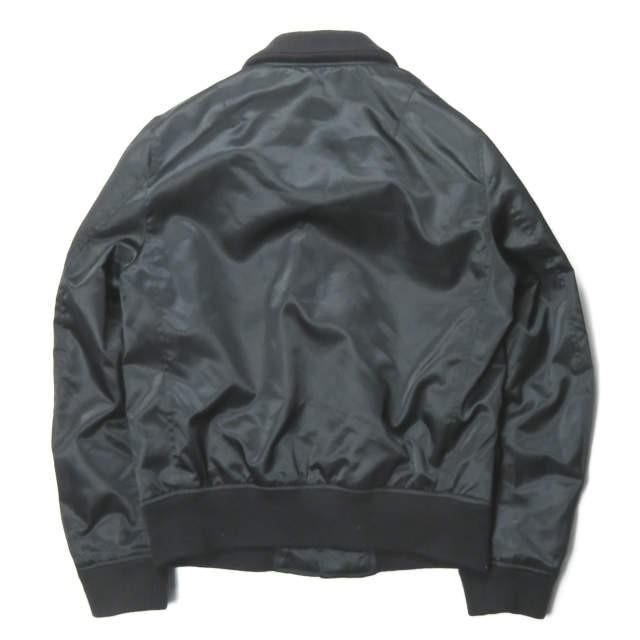 ink インク 日本製 Remake MA-1 Jacket リメイクライダースジャケット S ブラック フライト ブルゾン アウター ☆☆j1786s |  | 01