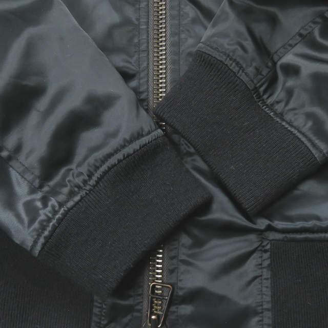 ink インク 日本製 Remake MA-1 Jacket リメイクライダースジャケット S ブラック フライト ブルゾン アウター ☆☆j1786s |  | 07