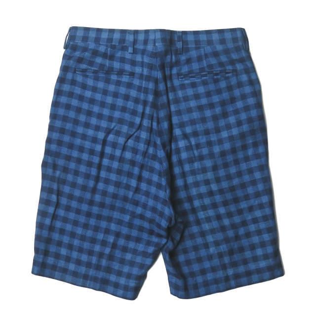 UMIT BENAN ウミットベナン コットンチェックシャツジャケット＆バミューダショーツ 44 ネイビー セットアップ ☆☆j2061s |  | 04