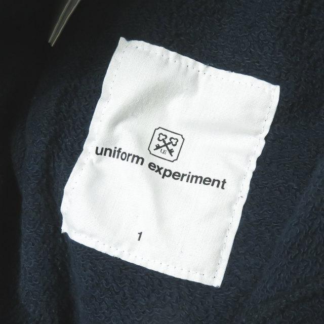 ユニフォームエクスペリメント uniform experiment 日本製 11AW UEAFA SWEAT PANT ロゴプリントスウェットパンツ UE-112077 1 ネイビー U.E.NAVY |  | 02