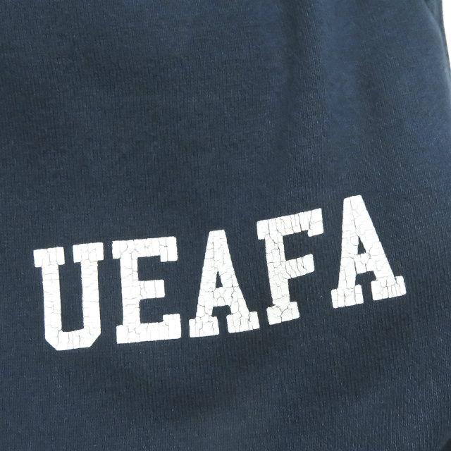 ユニフォームエクスペリメント uniform experiment 日本製 11AW UEAFA SWEAT PANT ロゴプリントスウェットパンツ UE-112077 1 ネイビー U.E.NAVY |  | 06