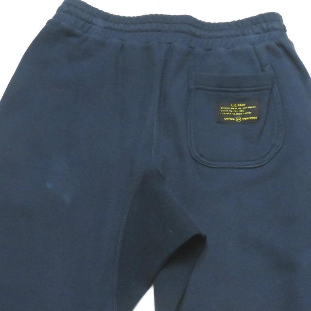 ユニフォームエクスペリメント uniform experiment 日本製 11AW UEAFA SWEAT PANT ロゴプリントスウェットパンツ UE-112077 1 ネイビー U.E.NAVY |  | 08