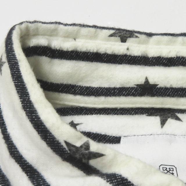 uniform experiment ユニフォームエクスペリメント STAR BORDER FLANNEL B.D SHIRT スターボーダーフランネルBDシャツ 1 長袖 ☆☆j2404s |  | 03