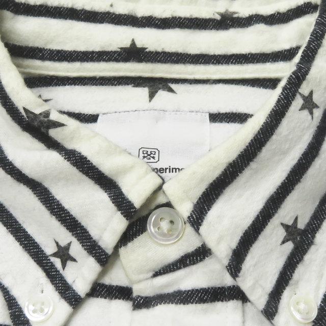 uniform experiment ユニフォームエクスペリメント STAR BORDER FLANNEL B.D SHIRT スターボーダーフランネルBDシャツ 1 長袖 ☆☆j2404s |  | 04