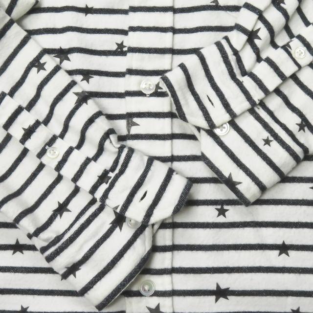 uniform experiment ユニフォームエクスペリメント STAR BORDER FLANNEL B.D SHIRT スターボーダーフランネルBDシャツ 1 長袖 ☆☆j2404s |  | 07