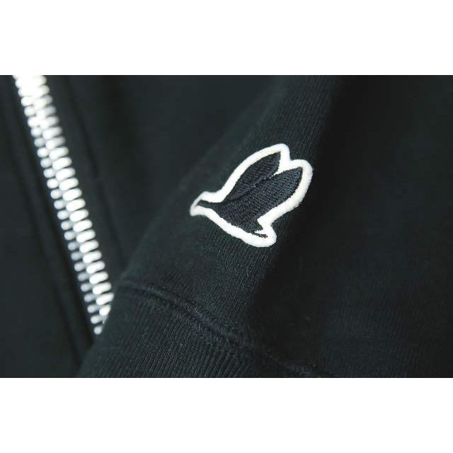 miraco ミラコ 日本製 ステッチ刺繍 スウェットジップパーカー S ブラック ダブルジップ トップス ☆☆j2611 |  | 07