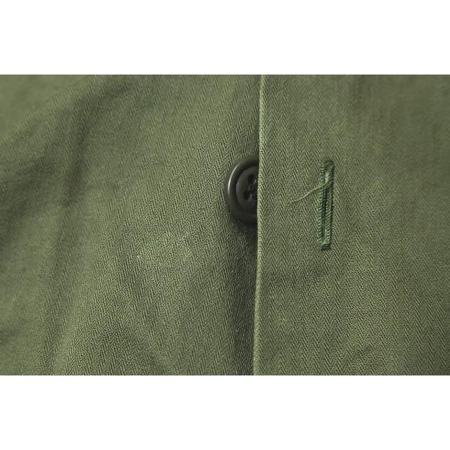 uniform experiment COTTON MINI HERRINGBONE L/S SAFARI SHIRT ヘリンボーンサファリシャツ UE-100021 2 ミリタリー ワッペン |  | 10