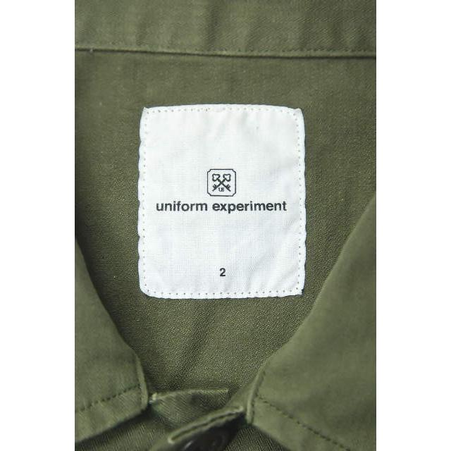 uniform experiment COTTON MINI HERRINGBONE L/S SAFARI SHIRT ヘリンボーンサファリシャツ UE-100021 2 ミリタリー ワッペン |  | 02