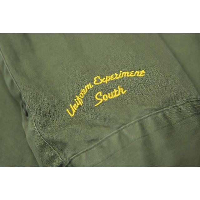 uniform experiment COTTON MINI HERRINGBONE L/S SAFARI SHIRT ヘリンボーンサファリシャツ UE-100021 2 ミリタリー ワッペン |  | 06