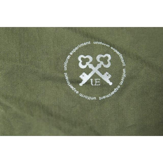 uniform experiment COTTON MINI HERRINGBONE L/S SAFARI SHIRT ヘリンボーンサファリシャツ UE-100021 2 ミリタリー ワッペン |  | 07