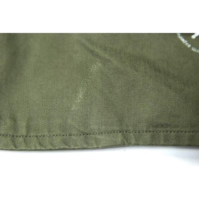 uniform experiment COTTON MINI HERRINGBONE L/S SAFARI SHIRT ヘリンボーンサファリシャツ UE-100021 2 ミリタリー ワッペン |  | 09