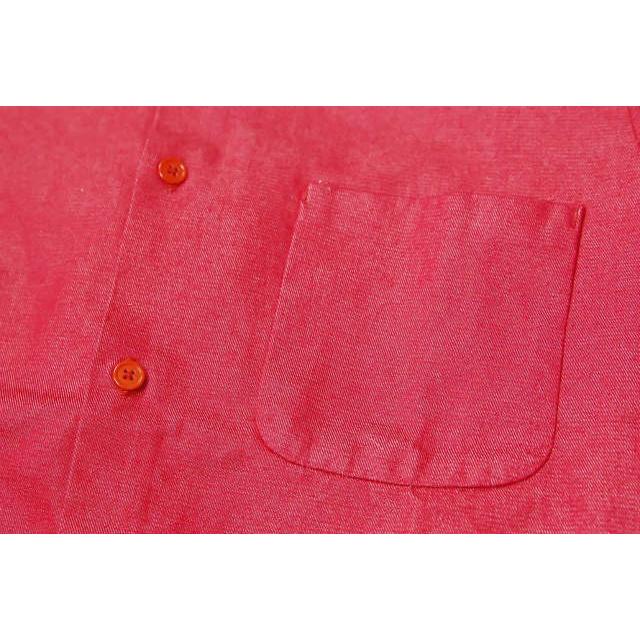 Necessary or unnecessary ネセサリーオアアンネセサリー ツイルBDシャツ １ レッド 長袖 ボタンダウン NOUN トップス |  | 04