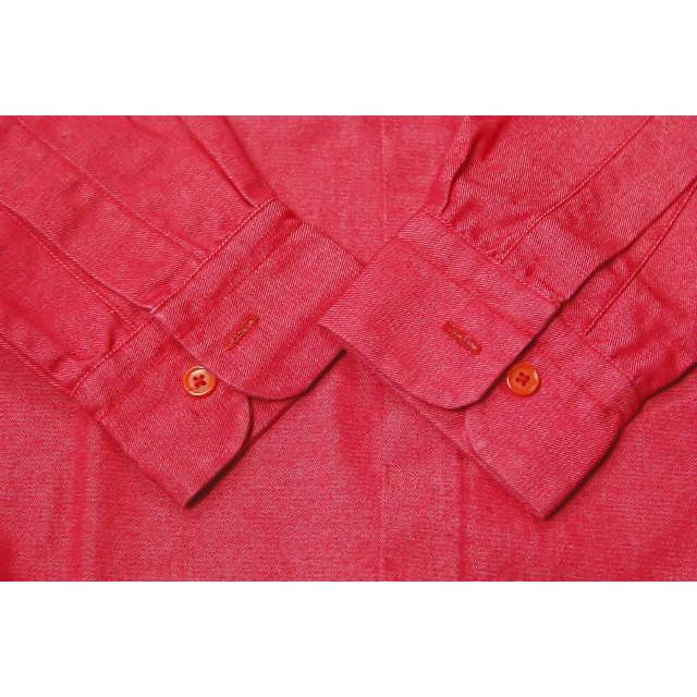 Necessary or unnecessary ネセサリーオアアンネセサリー ツイルBDシャツ １ レッド 長袖 ボタンダウン NOUN トップス |  | 05