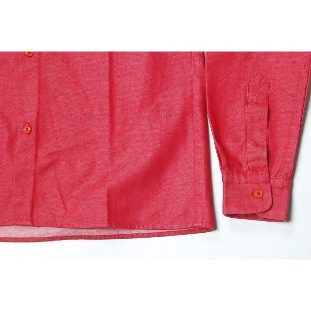 Necessary or unnecessary ネセサリーオアアンネセサリー ツイルBDシャツ １ レッド 長袖 ボタンダウン NOUN トップス |  | 06