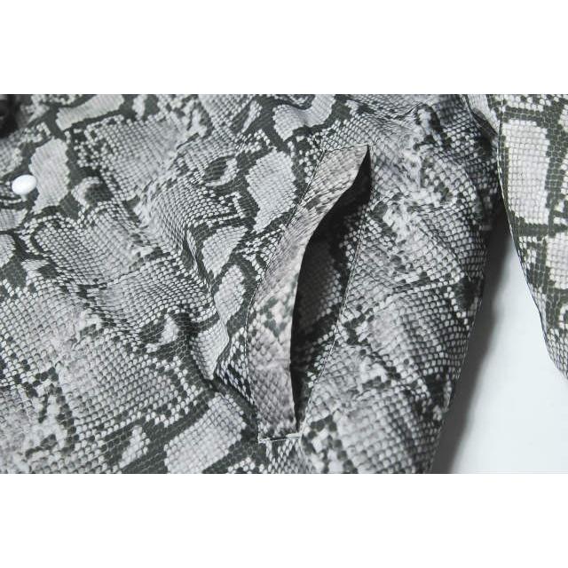 adidas originals by HYKE アディダス ハイク HY BENCH COAT PY パイソン柄 ベンチコート AA9293 L グレー 裏ボア レディース |  | 06