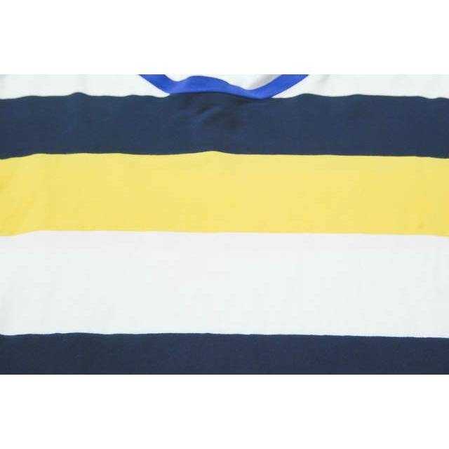 ブルーナボイン BRU NA BOINNE 日本製 ワイドボーダーロングスリーブTシャツ 8098 L ホワイト/ネイビー/イエロー アルチザンボーダー トップス |  | 04