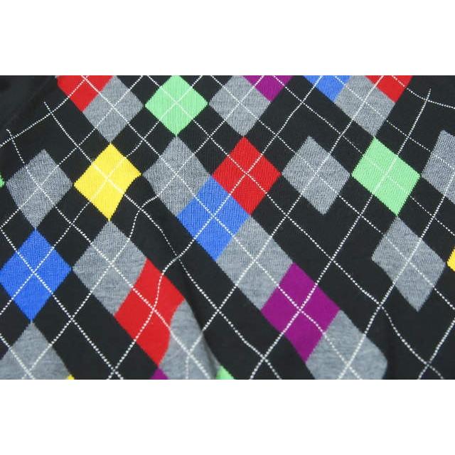 uniform experiment ユニフォームエクスペリメント アーガイルクルーネックニット UE-091071 1 ブラック セーター トップス |  | 04