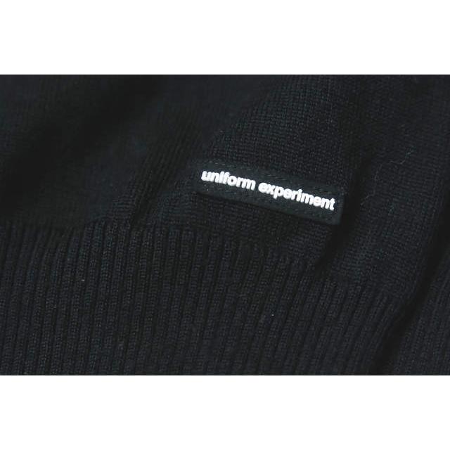 uniform experiment ユニフォームエクスペリメント アーガイルクルーネックニット UE-091071 1 ブラック セーター トップス |  | 07