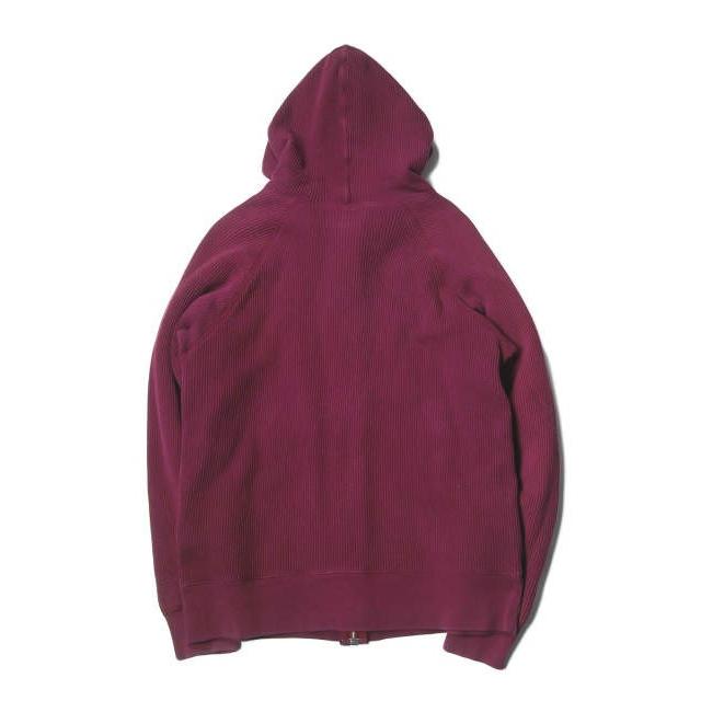 TENDERLOIN テンダーロイン 日本製 T-THERMAL ZIP PARKA ヘビーウェイトサーマル ジップアップパーカー M ボルドー スウェット |  | 01