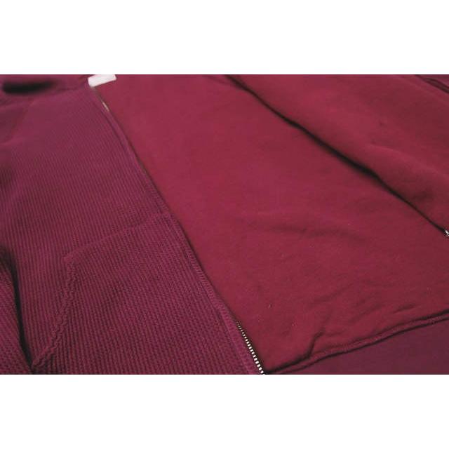 TENDERLOIN テンダーロイン 日本製 T-THERMAL ZIP PARKA ヘビーウェイトサーマル ジップアップパーカー M ボルドー スウェット |  | 06