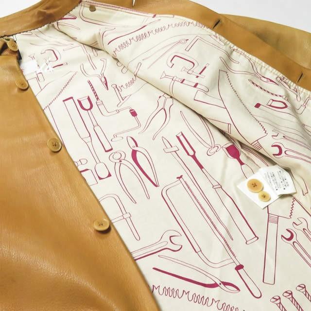 BRU NA BOINNE ブルーナボイン 日本製 ターナージャケット No.5024 1 キャメル 革ジャン レザージャケット 山羊革 アウター ☆☆j2735 |  | 03