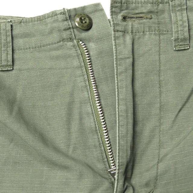 アベイシングエイプ A BATHING APE 日本製 COTTON RIPSTOP FATIGUE SHORTS コットンリップストップ ファティーグショーツ L カーキ カーゴ ショートパンツ |  | 02