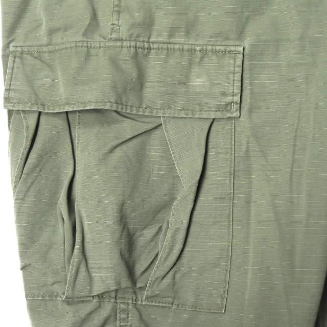 アベイシングエイプ A BATHING APE 日本製 COTTON RIPSTOP FATIGUE SHORTS コットンリップストップ ファティーグショーツ L カーキ カーゴ ショートパンツ |  | 05