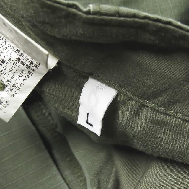 アベイシングエイプ A BATHING APE 日本製 COTTON RIPSTOP FATIGUE SHORTS コットンリップストップ ファティーグショーツ L カーキ カーゴ ショートパンツ |  | 08