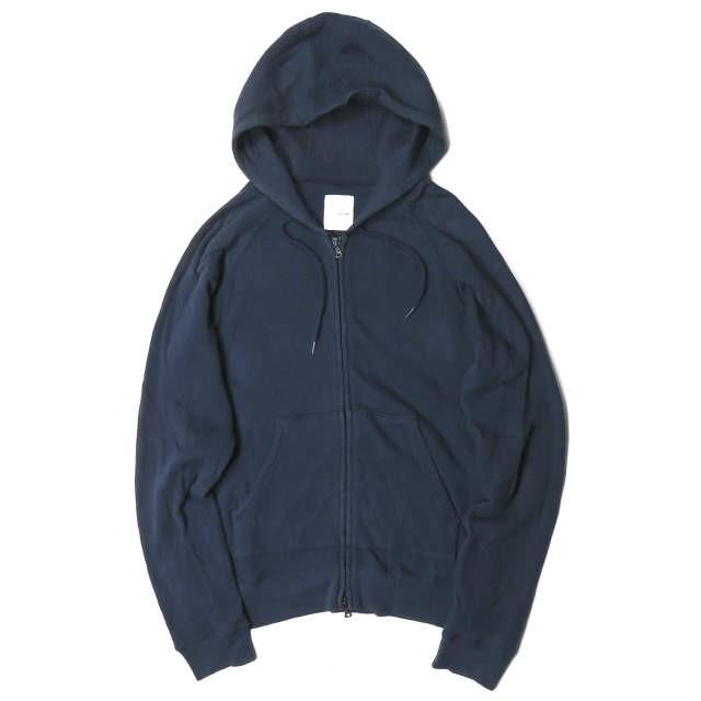 ユニフォームエクスペリメント uniform experiment 日本製 ZIP UP SWEAT PARKA ジップアップスウェットパーカー UE-000017 １ ネイビー トップス | 
