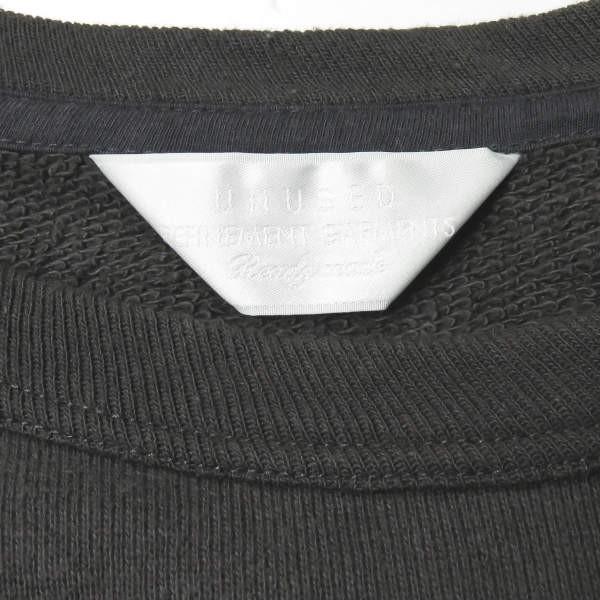 アンユーズド ディズニー UNUSED x Disney 別注 日本製 15SS MICKEY MOUSE SWEAT SHIRT ミッキーマウスクルーネックスウェット US0931 00 ブラック レディース |  | 02