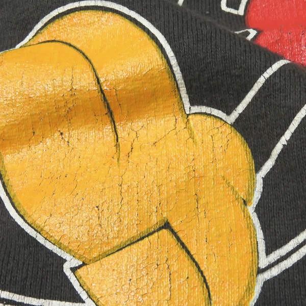 アンユーズド ディズニー UNUSED x Disney 別注 日本製 15SS MICKEY MOUSE SWEAT SHIRT ミッキーマウスクルーネックスウェット US0931 00 ブラック レディース |  | 05