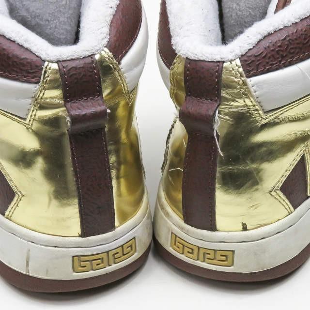 ア ベイシング エイプ A BATHING APE BAPESTA 88 MID ベイプスタ ハイカットスニーカー FS-039 US9(27cm) ホワイト/ブラウン/ゴールド スニーカー |  | 10