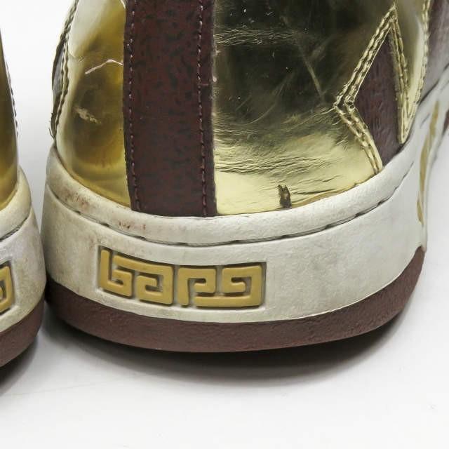 ア ベイシング エイプ A BATHING APE BAPESTA 88 MID ベイプスタ ハイカットスニーカー FS-039 US9(27cm) ホワイト/ブラウン/ゴールド スニーカー |  | 11