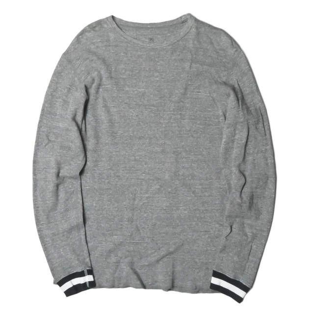 ユニフォームエクスペリメント uniform experiment 日本製 ORGANIC ULTIMATE COTTON WAFFLE RIBBED CREW NECK CUT&SEWN ワッフルカットソー UE-101063 2 | 